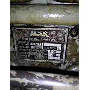MAK M 282 AUXILIARY ENGINE